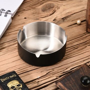 FnS Blaze Black finish steel Ashtray