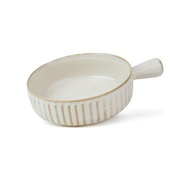 Ceramic Pasta Bowl Set, 17cm, 1 Piece, White | Self Reactive Collection