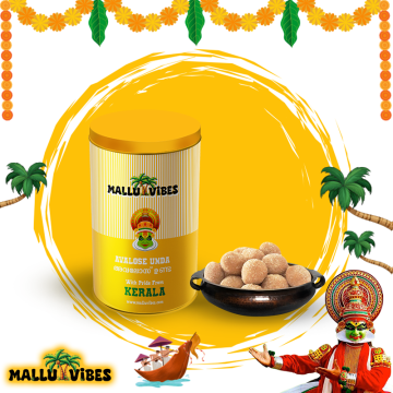 Mallu Vibes Kerala Avalose Unda | Traditional & Nutritious Treat Snacks | (200g)