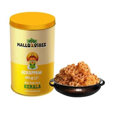 Kerala Achappam (Rose Cookies) Snacks | Coconut Milk & Sesame Seeds (150g)