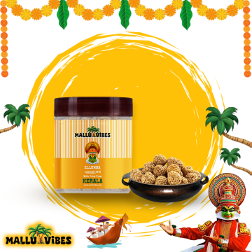 Mallu Vibes Traditional Kerala Sesame Candy (Ellunda) (400g)