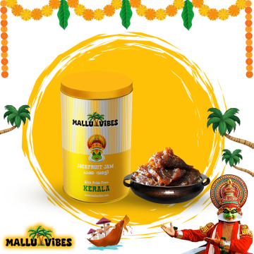 Mallu Vibes Kerala Chakka Varatti | Authentic Jackfruit JAM (400g)