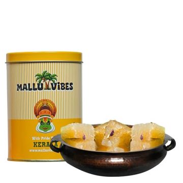 Mallu Vibes Kerala Tender Coconut Halwa | Authentic & Traditional South Indian Dessert (700g)