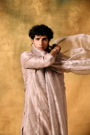 Noor Tissue Kurta Set