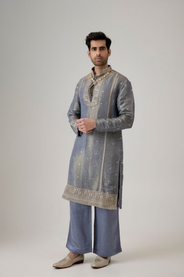 The Regal Radiance Embriodered Kurta Set