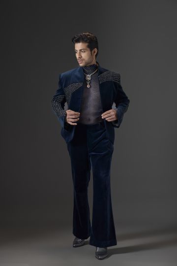 The Neptune's Embrace Embellished Suit