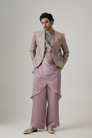 The Midnight Majesty Bandhgala Set