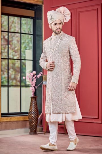 Rose Gold Aura Sherwani