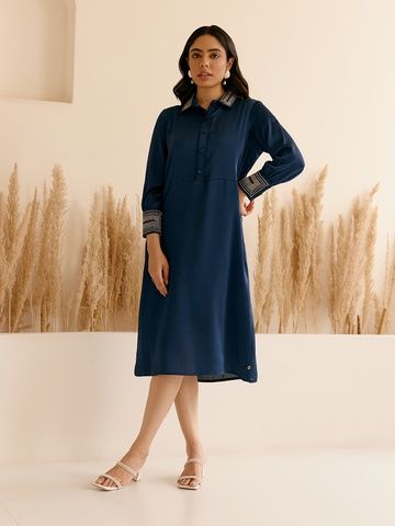 NAVY SALUTE DRESS