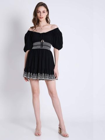 Fit and Flare Mini Dress