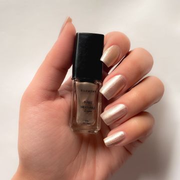 Dull Gold Mini Nail Polish | Ultra-Glossy | Long-Lasting Manicure | 5 Ml