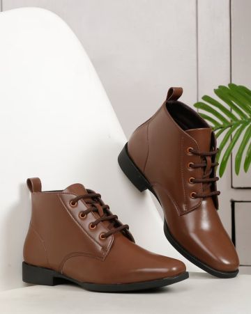 BRUNO MANETTI, Ankle-Length Boots with Lace Fastening