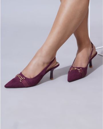 SHERRIF, Women Pointed-Toe Slip-On Stilettos