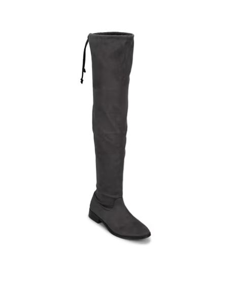 TRUFFLE COLLECTION, Round-Toe Knee-Length Boots