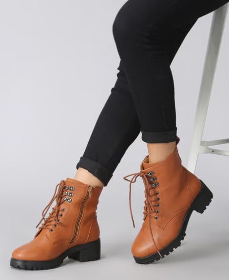 MONROW, Ankle-Length Boots with Zip Closure