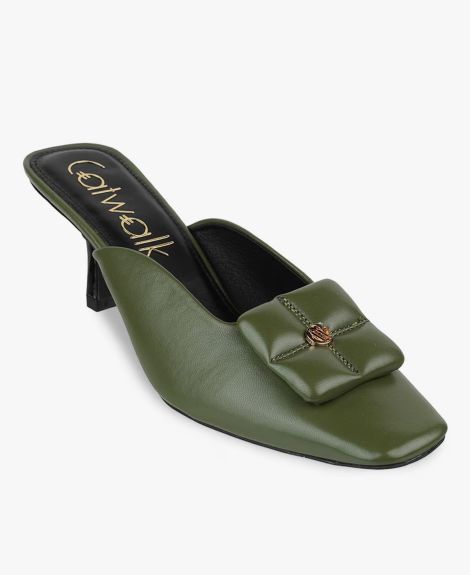 CATWALK, Women Slip-On Chunky-Heeled Sandals