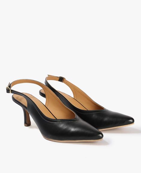 FYRE ROSE, Pointed-Toe Slip-On Pumps