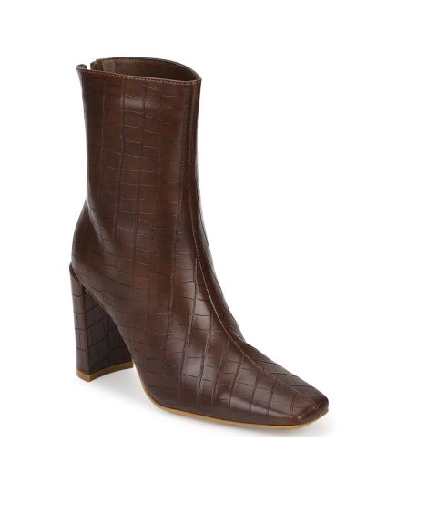 TRUFFLE COLLECTION,Ankle-Length Slip-On Boots