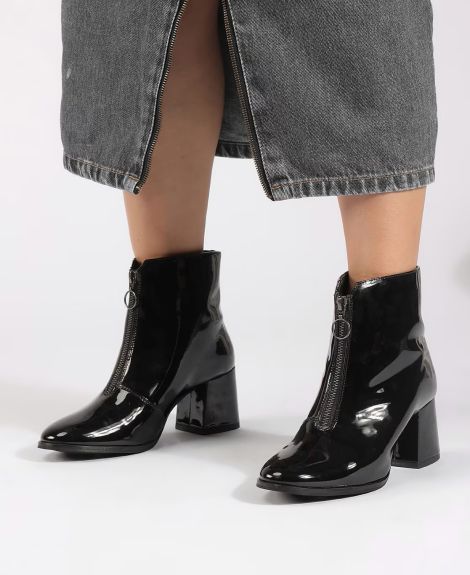 CATWALK, Women Heeled Ankle-Length Boots