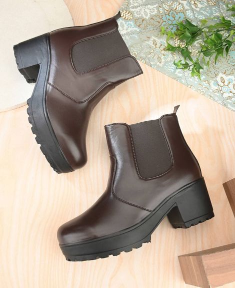 XE LOOKS, Women Regular Fit Ankle-Length Boots