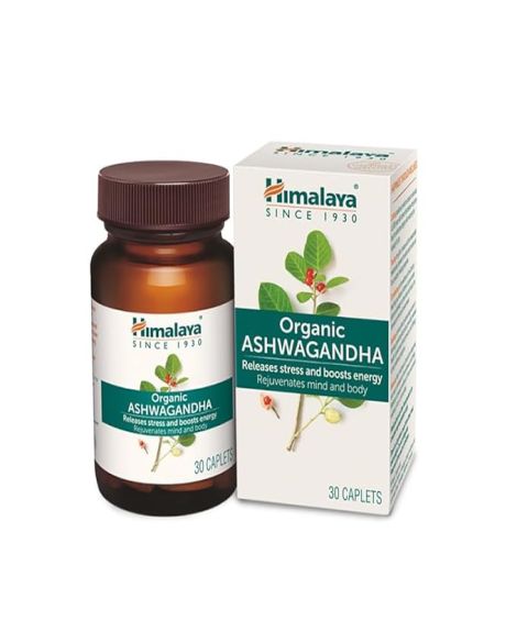 Himalaya Organic Ashwagandha 670Mg |Helps Release Stress | Rejuvenates Mind And Body | General Wellness | Tablet, Pack Of 60