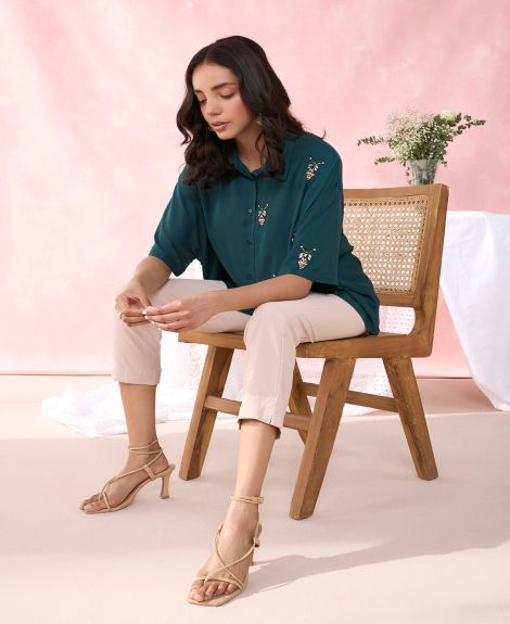 EMERALD GREEN TERRA SHIRT