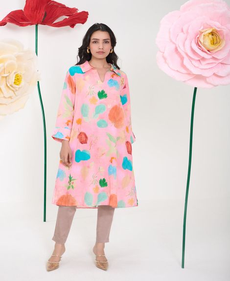 PEACH OLIO AARIA TUNIC