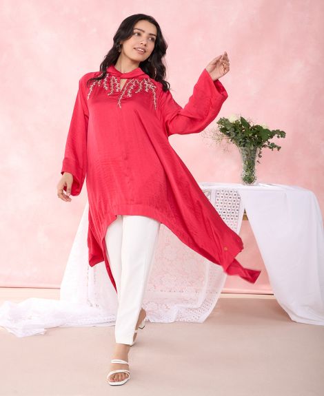 ROUGH PINK MILLIE TUNIC