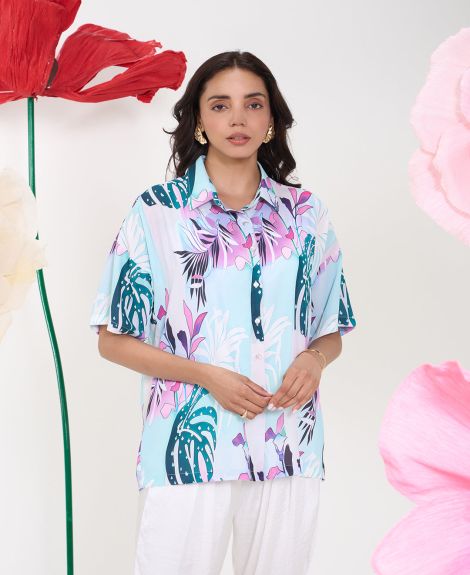 BLUE DESIRE NOBLE SHIRT