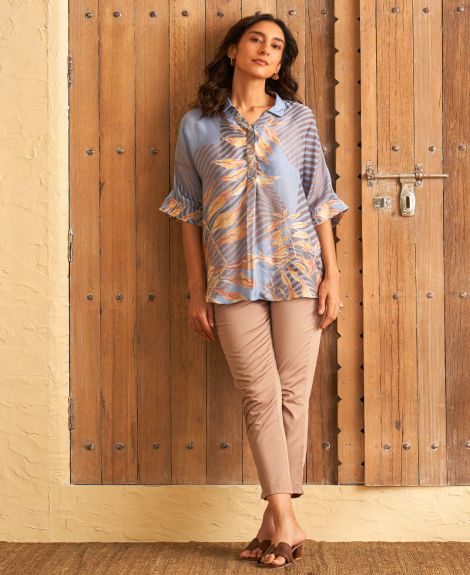BLUE CAMAY ZOE SHIRT