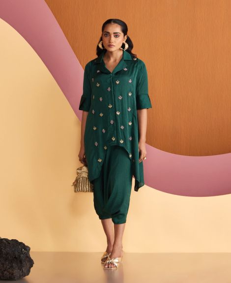 EMERALD GREEN TABULA CO-ORD SET