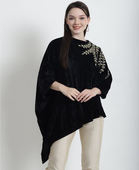 Black Jewell Sh Beaded Cape