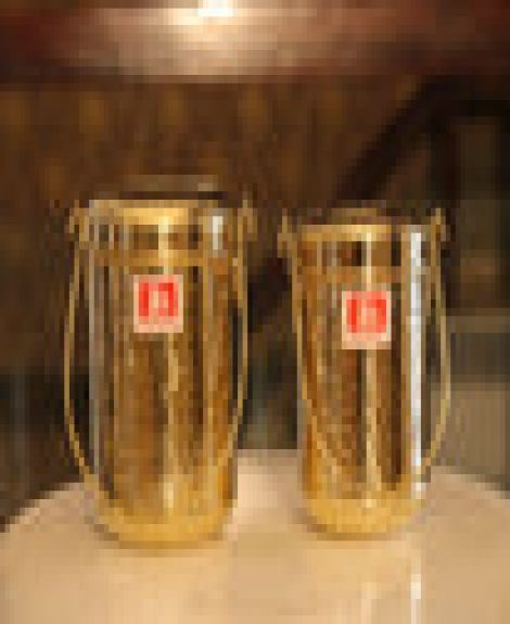 IKIRU Golden Brass Milk Can with Handle | Milk Container & Dolu Bartan