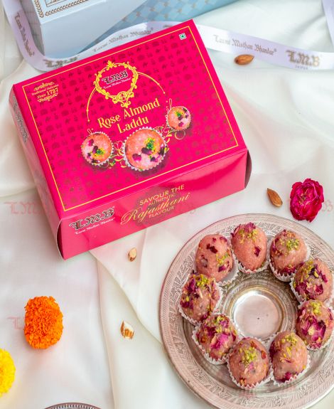 Rose Almond Laddu (LMB)