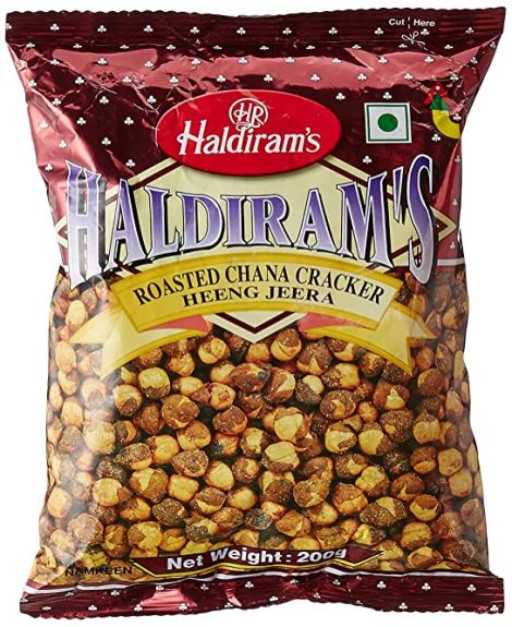 Roasted Chana Cracker Heeng Jeera 200gm (Haldiram)