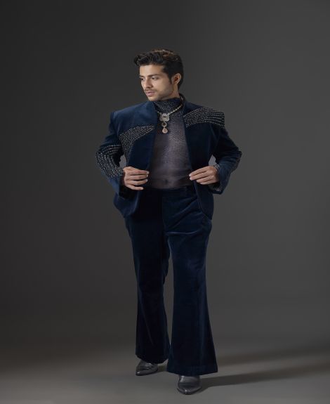 The Neptune's Embrace Embellished Suit