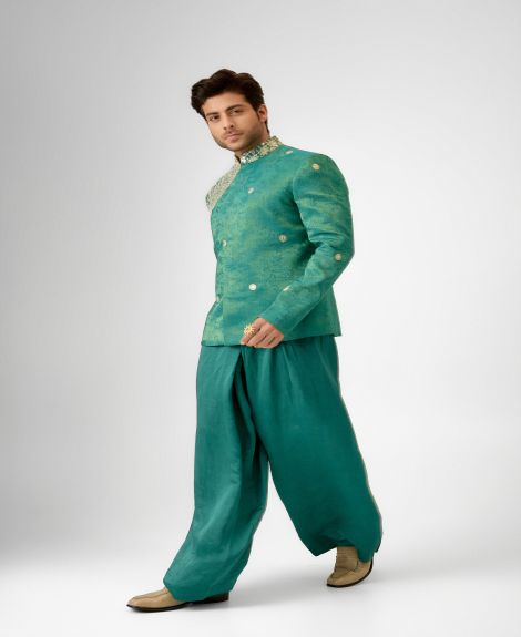 Emerald Eclipse Jodhpuri Set