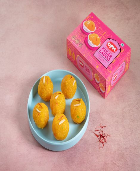 Kesar Ladoo(OM Sweets) 
