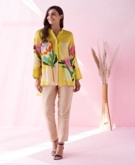 YELLOW PARADISE BREEZE SHIRT