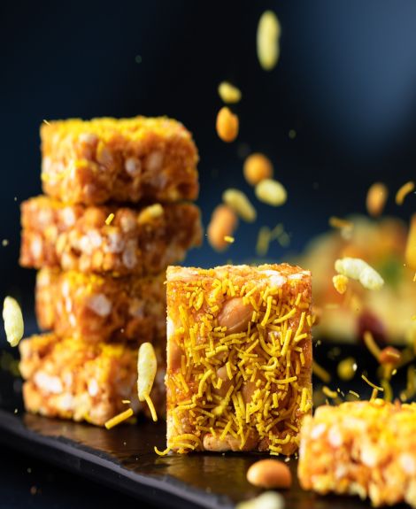 Bhel Squares (Almond House)