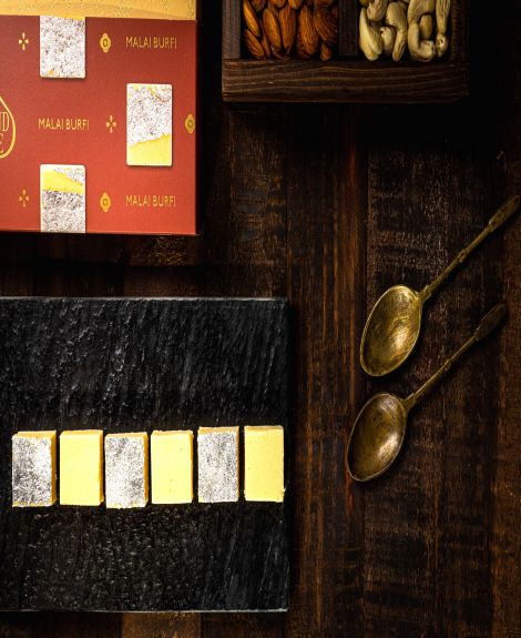 Malai Burfi (Almond House)