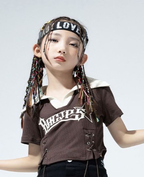 Print Cold-Shoulder Top