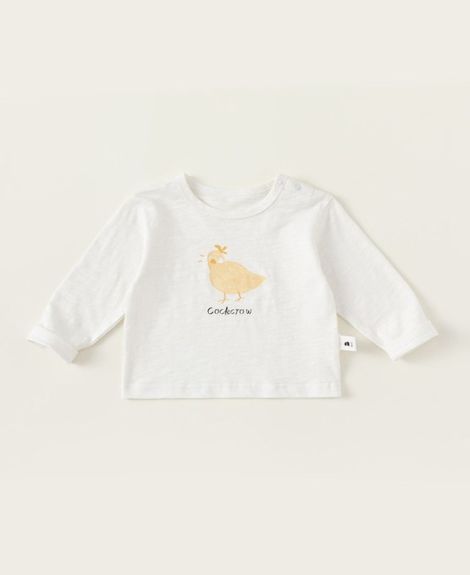 Print Puff Sleeve Top