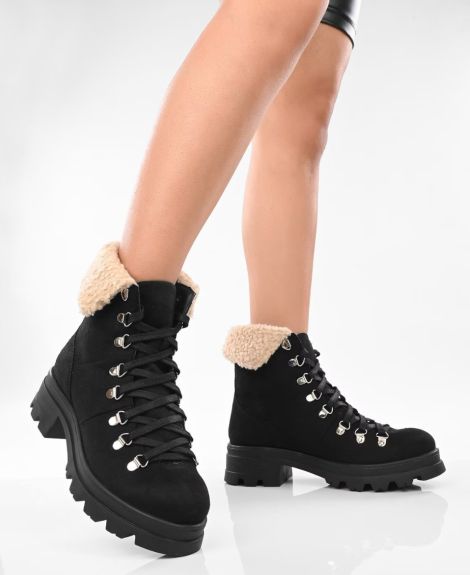 ADORLY, Ankle-Length Lace-Up Boots