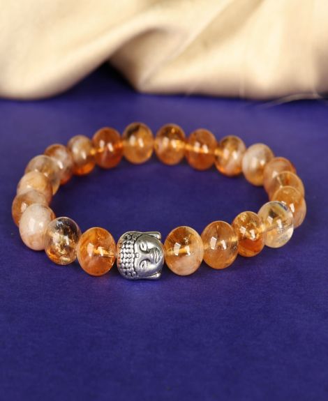 Citrine Buddha Bracelet