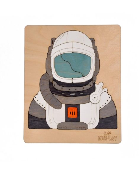 Ekoplay-Man on the moon wooden puzzle