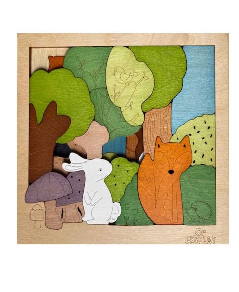 Ekoplay-Woodlands wooden puzzles
