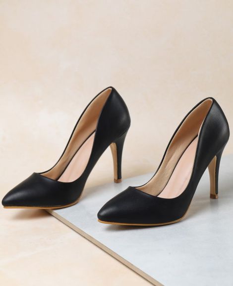 SHEZONE, Solid Pointed-Toe Pumps