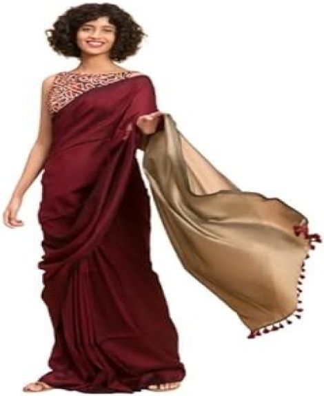 Women's Solid/Plain, Self Design, Color Block Bollywood Handloom Pure Cotton Saree